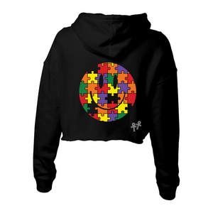 Puzzle Crop Hoodie